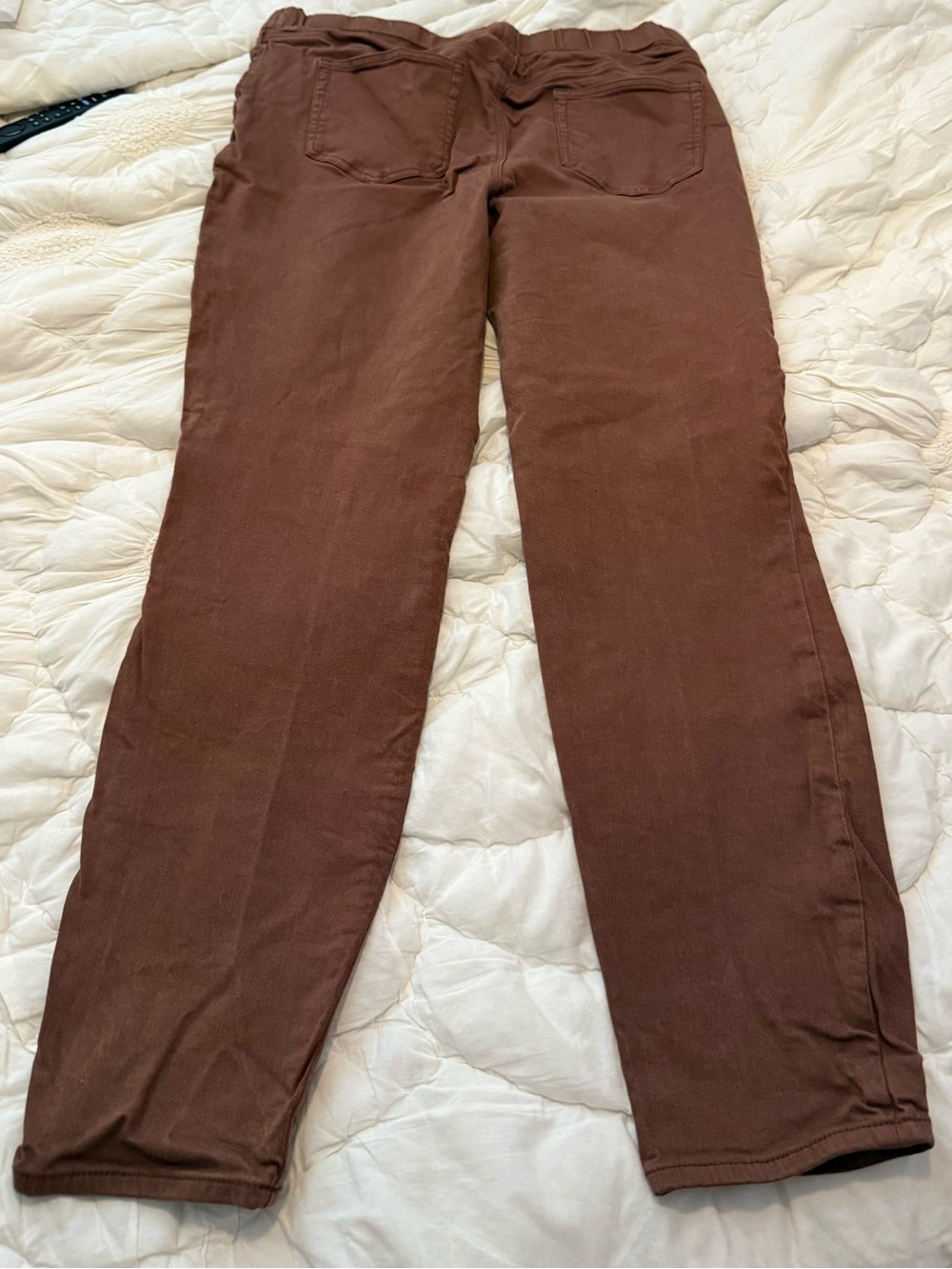 Lands' End Women's Brown Straight-Leg Jeans